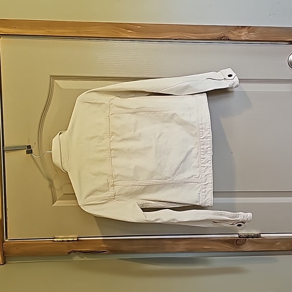 Maison Labiche PARIS small Ecru heart jean jacket 😍 ♥️ Anthropologie - Picture 6 of 8